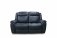 The Royal - George Power Reclining 3+2 Sofa Set - Genuine Leather - Grey