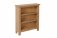 Ranby Oak Dining & Occasional Small Wide Bookcase