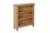 Ranby Oak Dining & Occasional Small Wide Bookcase