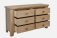 Haxby Oak Bedroom 6 Drawer Chest