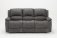 Barcelona Reclining 3 + 2 Sofa Set - Grey Fabric