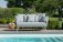Maze - Outdoor Fabric Ark Daybed - Lead Chine