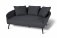 Maze - Outdoor Fabric Ark Daybed - Charcoal