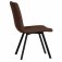 The Chair Collection Diamond Stitch Dining Chair - Brown (Pair)