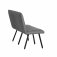 The Chair Collection 1.3m Dining Bench  - Grey