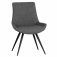 The Chair Collection Honeycombe Stitch Dining Chair - Grey (Pair)