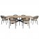 Maze Rope Bali 6 Seat Oval Dining Set