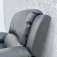 Barcelona Reclining Armchair - Grey Leather