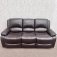 Barcelona Reclining 3 + 2 Sofa Set - Brown Leather