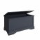 Swanley Midnight Grey Bedroom Blanket Box