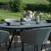 Maze - Outdoor Ambition 8 Seat Oval Dining Set - Flanelle