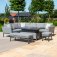 Maze - Outdoor Pulse Rectangle Corner Dining Set With Rising Table - Flanelle