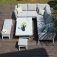 Maze - Outdoor Pulse Rectangle Corner Dining Set With Rising Table - Lead Chine