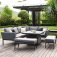 Maze - Outdoor Pulse Square Corner Dining Set With Rising Table -  Flanelle