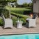 Maze Ascot Bistro Set - With Weatherproof Cushions