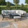 New York U-Shaped Sofa Set - Dove Grey