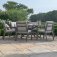 New York 6 Seat Round Dining Set - Dove Grey