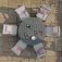 New York 6 Seat Round Dining Set - Dove Grey