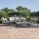 New York 3 Seat Sofa Set with Rising Table - Dove Grey