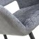 Sorento Chenille Corduroy Grey Bar Stool