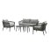 Maze Rope Weave Monaco 2 Seat Sofa Set - Ivy Green