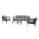 Maze Rope Weave Monaco 3 Seat Sofa Set - Ivy Green