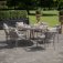 Maze Rope Weave Monaco 6 Seat Oval Dining Set - Cool Linen