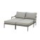 Maze Rope Weave Florence Sunlounger Set - Cool Linen
