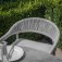 Maze Rope Weave Florence 4 Seat Round Dining Set - Cool Linen