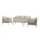 Maze Rope Weave Havana 3 Seat Sofa Set - Natural Linen