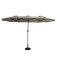 Capri 2.2x4M Rectangular Parasol - Clay Beige