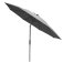 Capri 3.5m Round Parasol - Charcoal Grey