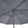 Capri 3.5m Round Parasol - Charcoal Grey
