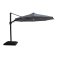 Aramis LED 3.5m Round Rotating Cantilever Parasol - Charcoal Grey