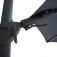 Aramis LED 3.5m Round Rotating Cantilever Parasol - Charcoal Grey