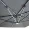 Aramis LED 3m x 4m Rectangular Rotating Cantilever Parasol - Oil Green