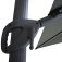 Aramis LED 3m x 4m Rectangular Rotating Cantilever Parasol - Oil Green