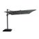 Aramis LED 3m x 4m Rectangular Rotating Cantilever Parasol - Oil Green