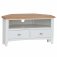 Garton White Dining & Occasional Corner TV Unit