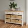 Ranby Truffle Dining & Occasional 3 Drawer 6 Basket Unit