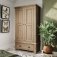 Haxby Oak Bedroom 2 Door Wardrobe