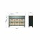 Garton Grey Dining & Occasional 3 Drawer 6 Basket Unit