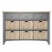 Garton Grey Dining & Occasional 3 Drawer 6 Basket Unit