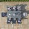 Maze Victoria 8 Seat Rectangle Dining Set