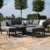 Maze - Outdoor Pulse Deluxe Square Corner Dining Set With Rising Table -  Flanelle