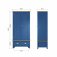 Ranby Blue Bedroom Gents Wardrobe