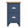 Ranby Blue Bedroom Small Bedside Cabinet