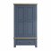 Haxby Oak Painted Bedroom 2 Door Wardrobe - Blue