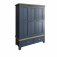 Haxby Oak Painted Bedroom 3 Door Wardrobe - Blue