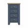 Haxby Oak Painted Bedroom 4 Drawer Chest - Blue